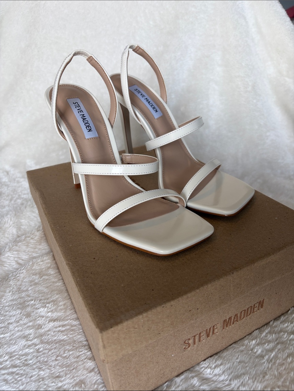Steve Madden Grade Heels | White | Size 8.5